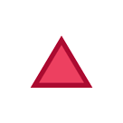 Triangolo rivolto verso l