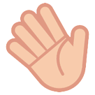 Winkende Hand Emoji HTC