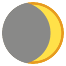 🌒 Premier croissant de lune Émoji sur HTC