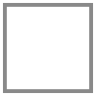 Weißes großes Quadrat Emoji HTC