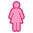 Simbolo con immagine stilizzata di donna Emoji HTC