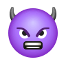 👿 Angry Face With Horns Emoji on Icons8