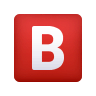 🅱️ B Button (Blood Type) Emoji on Icons8