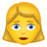 Woman: Blond Hair on Icons8