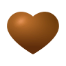 Brown Heart on Icons8