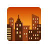 🌆 Cityscape at Dusk Emoji on Icons8