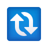 Clockwise Vertical Arrows on Icons8