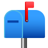 Closed Mailbox With Raised Flag on Icons8
