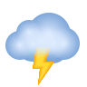 Cloud With Lightning on Icons8