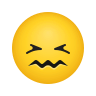 😖 Confounded Face Emoji on Icons8