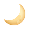 🌙 Crescent Moon Emoji on Icons8