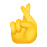 🤞 Crossed Fingers Emoji on Icons8