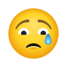 😢 Crying Face Emoji on Icons8