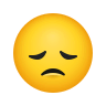 😞 Disappointed Face Emoji on Icons8