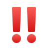 ‼️ Double Exclamation Mark Emoji on Icons8