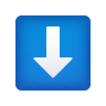 ⬇️ Down Arrow Emoji on Icons8