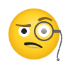 🧐 Face With Monocle Emoji on Icons8