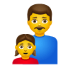👨‍👧 Family: Man, Girl Emoji on Icons8