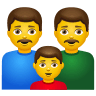 👨‍👨‍👦 Family: Man, Man, Boy Emoji on Icons8