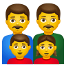 Family: Man, Man, Girl, Boy on Icons8