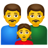 👨‍👨‍👧 Family: Man, Man, Girl Emoji on Icons8