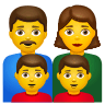 Family: Man, Woman, Boy, Boy on Icons8