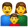 👨‍👩‍👦 Family: Man, Woman, Boy Emoji on Icons8