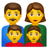 👨‍👩‍👧‍👦 Family: Man, Woman, Girl, Boy Emoji on Icons8