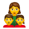 👩‍👧‍👦 Family: Woman, Girl, Boy Emoji on Icons8