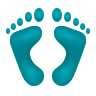 👣 Footprints Emoji on Icons8