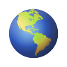 🌎 Globe Showing Americas Emoji on Icons8