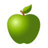 Green Apple on Icons8