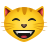Grinning Cat With Smiling Eyes on Icons8