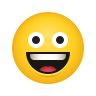 Grinning Face on Icons8
