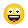 😃 Grinning Face With Big Eyes Emoji on Icons8