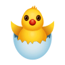 🐣 Hatching Chick Emoji on Icons8