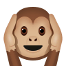 🙉 Hear-no-evil Monkey Emoji on Icons8