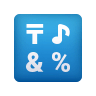Input Symbols on Icons8
