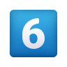 Keycap: 6 on Icons8