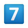 7️⃣ Keycap: 7 Emoji on Icons8