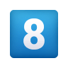 8️⃣ Keycap: 8 Emoji on Icons8