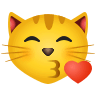 😽 Kissing Cat Emoji on Icons8