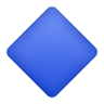 🔷 Large Blue Diamond Emoji on Icons8