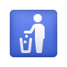 🚮 Litter In Bin Sign Emoji on Icons8