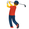 Man Golfing on Icons8