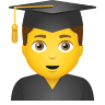 👨‍🎓 Man Student Emoji on Icons8