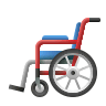 🦽 Manual Wheelchair Emoji on Icons8