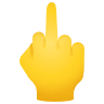 🖕 Middle Finger Emoji on Icons8