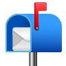 Open Mailbox With Raised Flag on Icons8