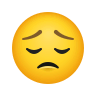 😔 Pensive Face Emoji on Icons8